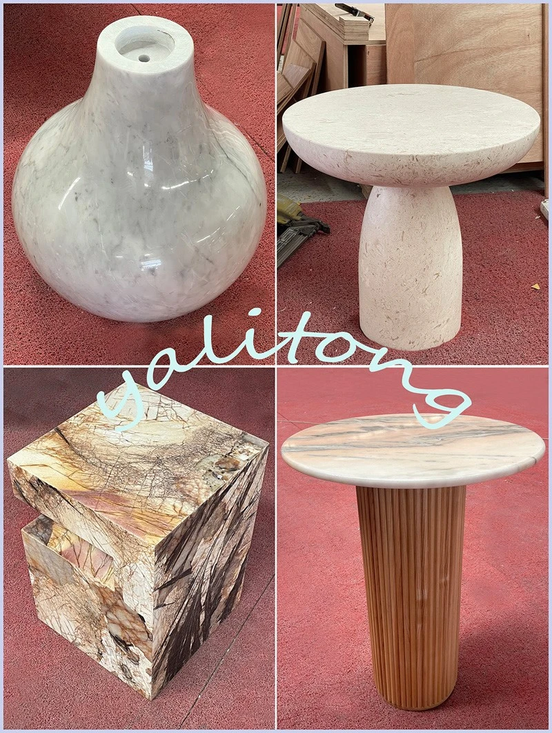 Small marble end table Small marble end table